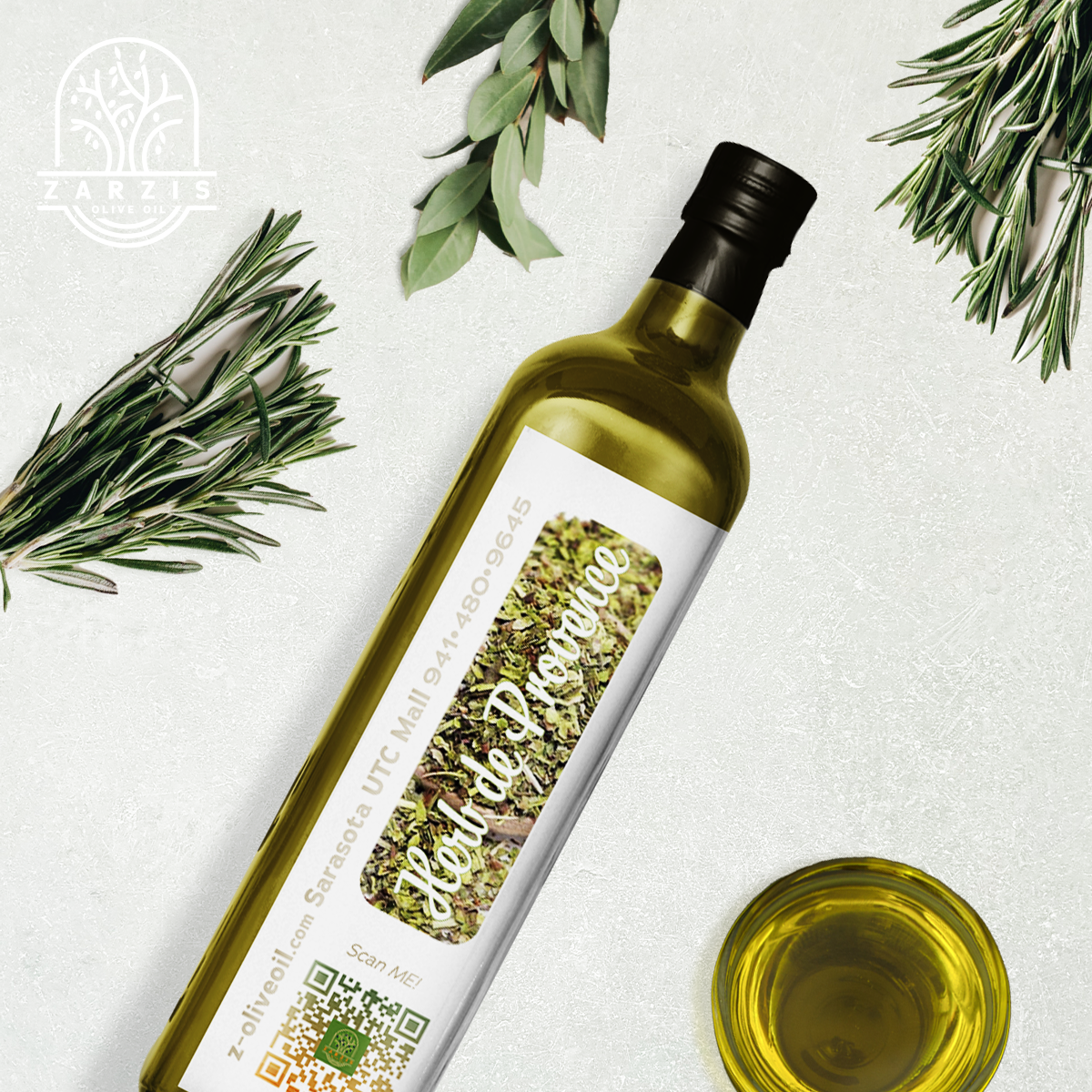 Herb de Provence Extra Virgin Olive Oil | Zarzis Olive Oil