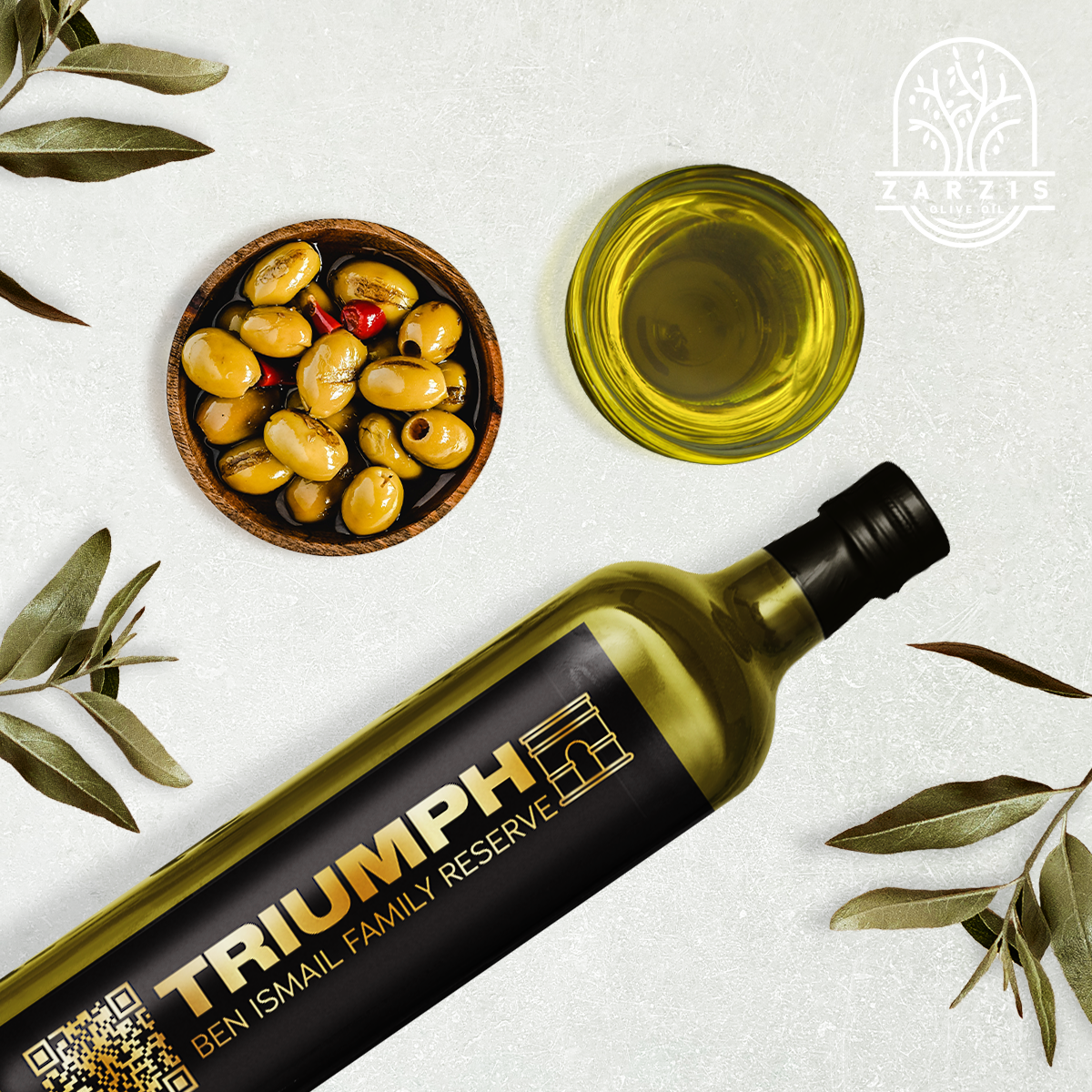 TRIUMPH Chetoui Extra Virgin Olive Oil | Zarzis Olive Oil